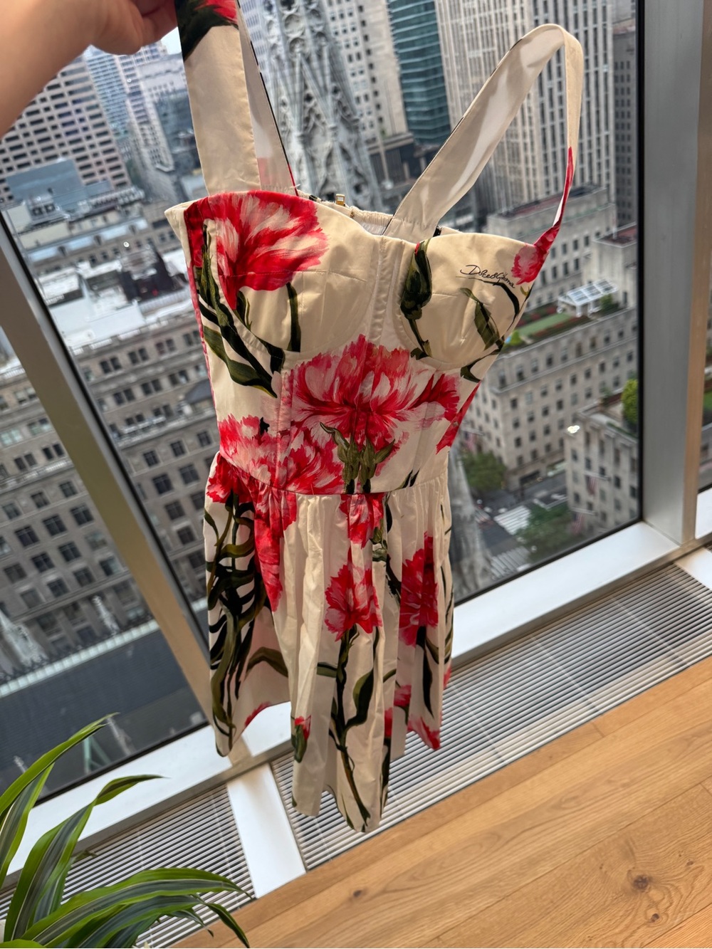 Dolce & Gabbana pleated poplin floral Mini Dress - Picture 8 of 13